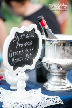 signature cocktails for bride and groom