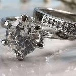 Diamond gemstones and rings